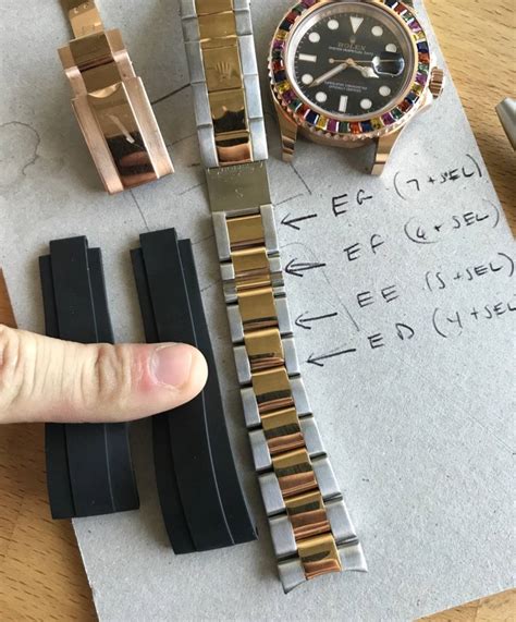 tighten rolex bracelet|rolex oysterflex strap size chart.